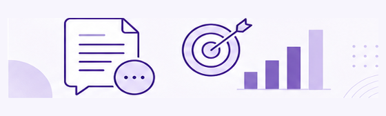 Document, target and growth chart