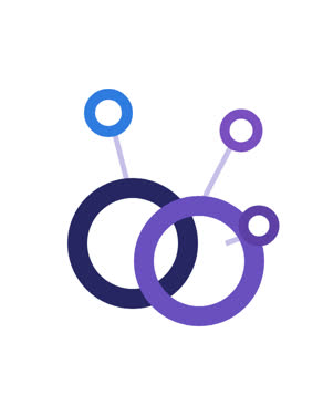 Interlocking rings in a partnership network