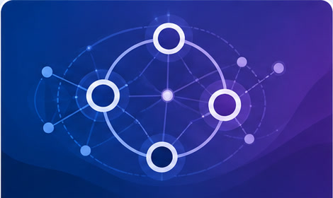 A connected network of circles